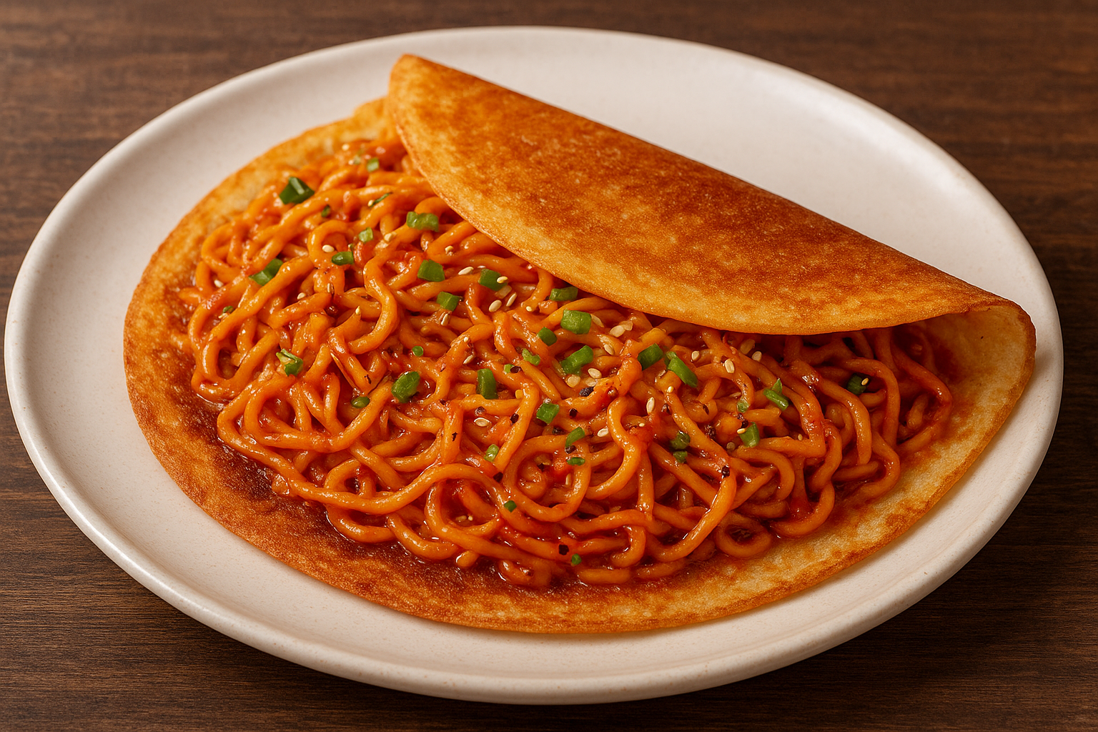 Schezwan Noodle Dosa